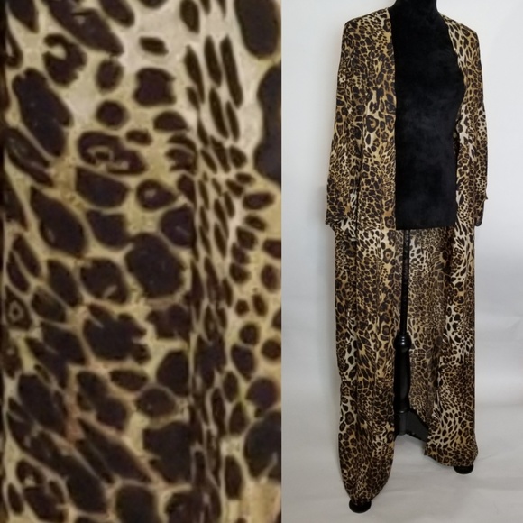 Leopard Maxi Cardigan - Picture 7 of 8